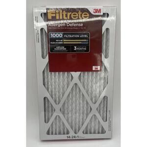 2pk - 3M Filtrete 14x24x1 AC Furnace Air Filter, MPR 1000 Micro Allergen Defense